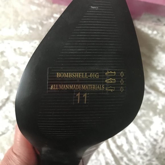 Sexy Red Glitter Patent Heels Pin Up Couture 11 - Picture 3 of 6